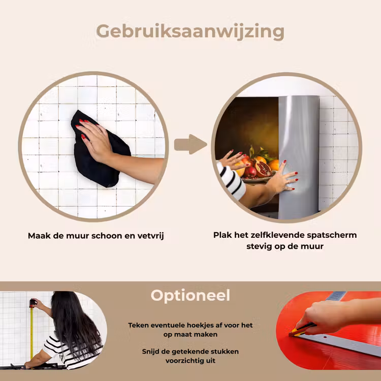 Spatscherm keuken - Fruit - Stilleven - Wijn - Kaars — 8