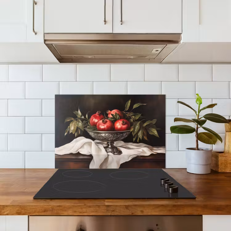 Spatscherm keuken - Granaatappels - Klassiek - Vintage — 6