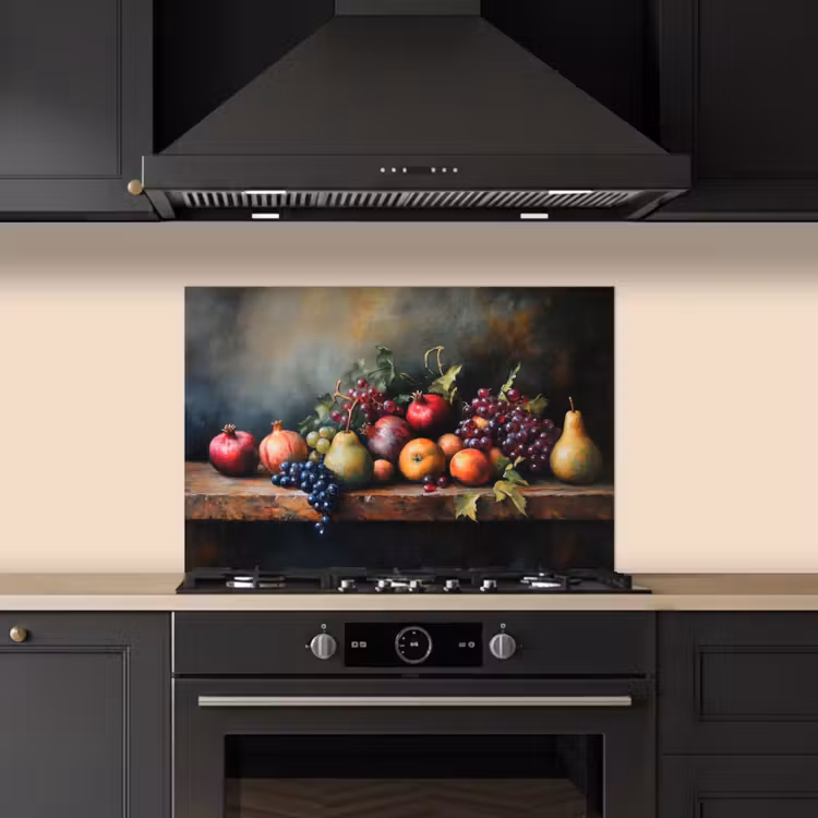 Spatscherm keuken - Rustiek - Stilleven - Fruit — 2