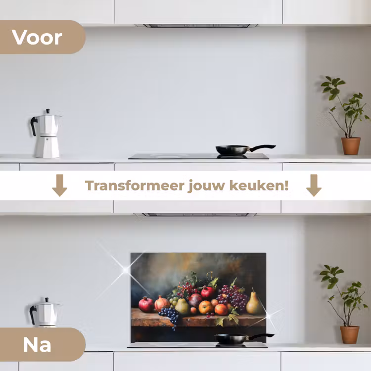 Spatscherm keuken - Rustiek - Stilleven - Fruit — 3