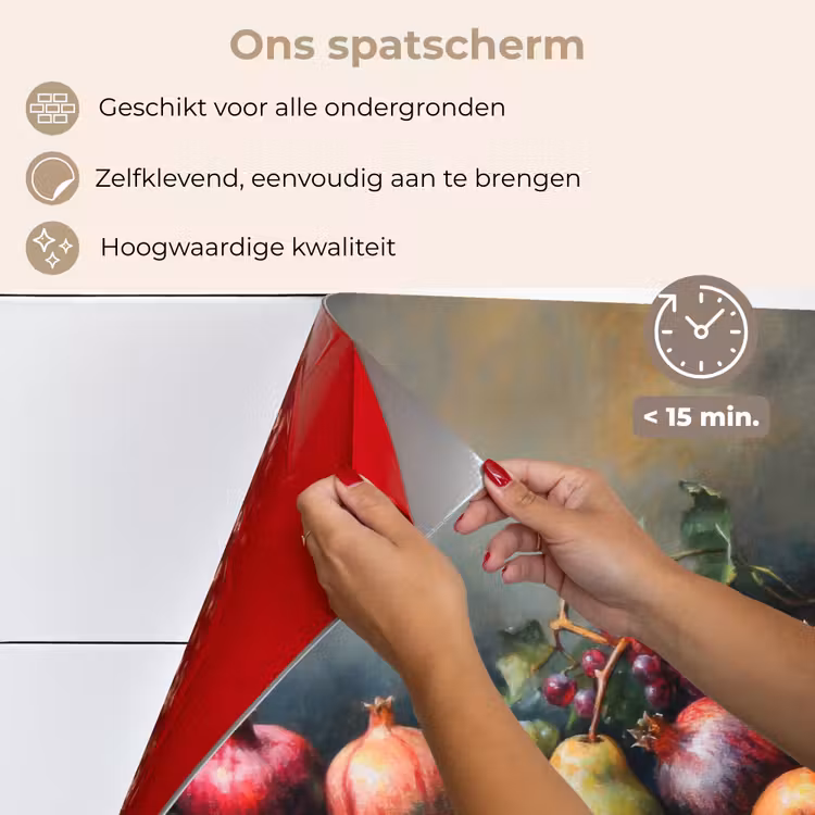 Spatscherm keuken - Rustiek - Stilleven - Fruit — 4
