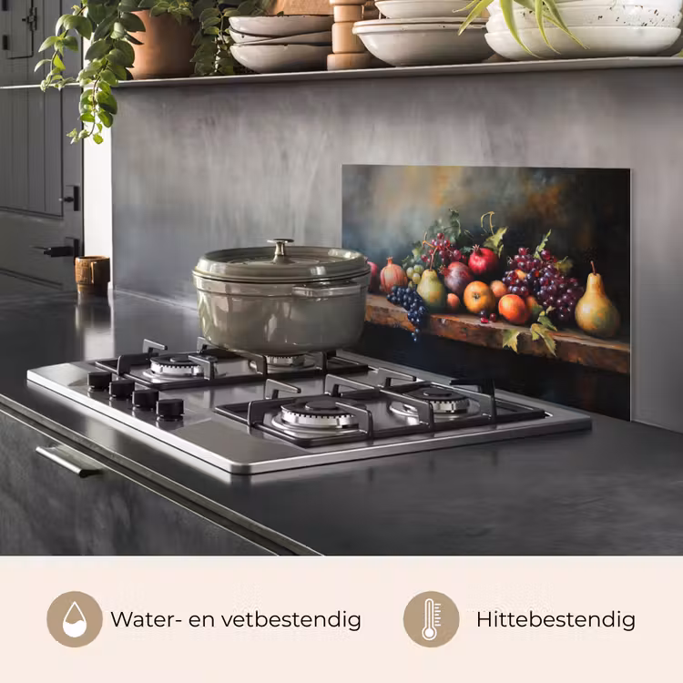 Spatscherm keuken - Rustiek - Stilleven - Fruit — 7