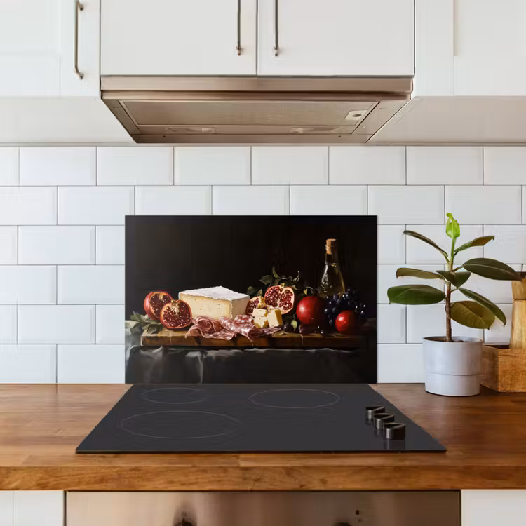 Spatscherm keuken - Stilleven - Vintage - Borrelplank — 6