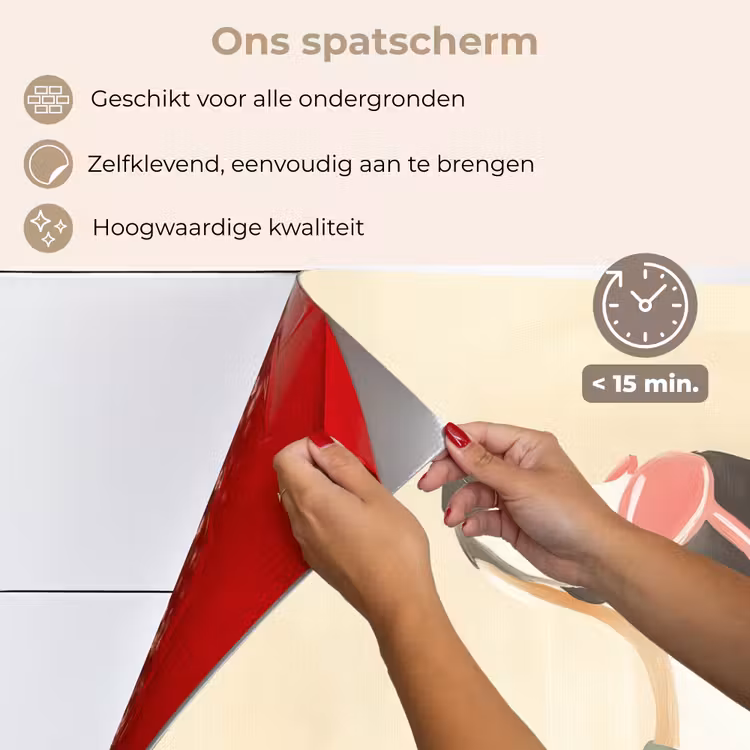 Spatscherm keuken - Hond - Zonnebril - Sjaal — 4