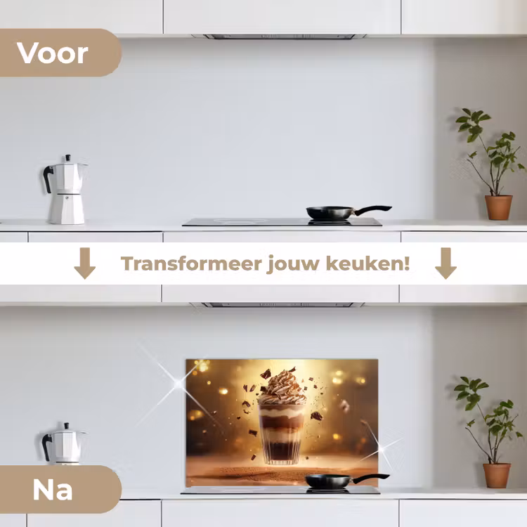 Spatscherm keuken - Dessert - Chocolade - Zoet - Eten — 3
