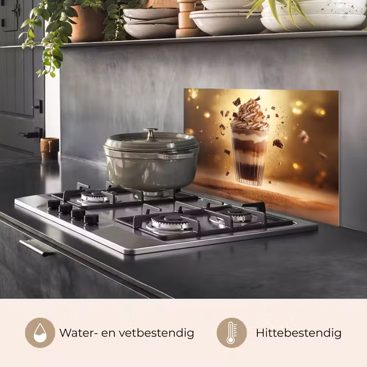 Spatscherm keuken - Dessert - Chocolade - Zoet - Eten — 7