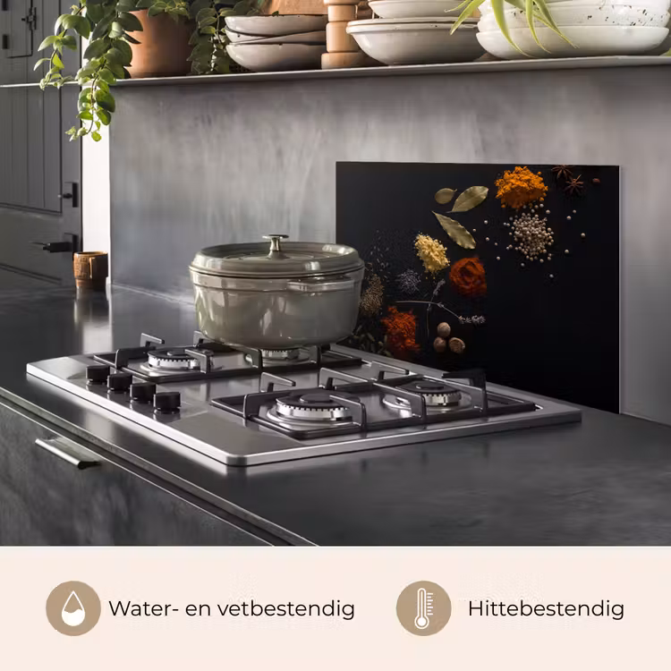 Spatscherm keuken - Kruidige Constellatie — 7