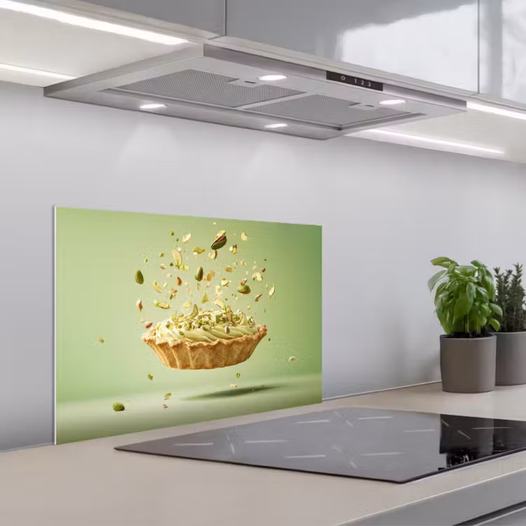 Spatscherm keuken - Pistache - Taart - Noten - Eten — 5