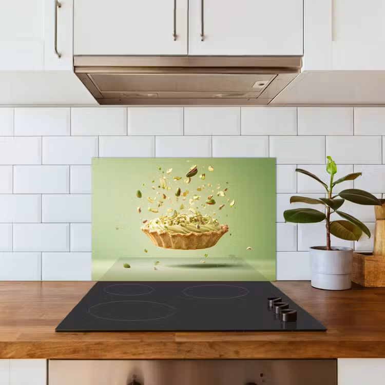 Spatscherm keuken - Pistache - Taart - Noten - Eten — 6
