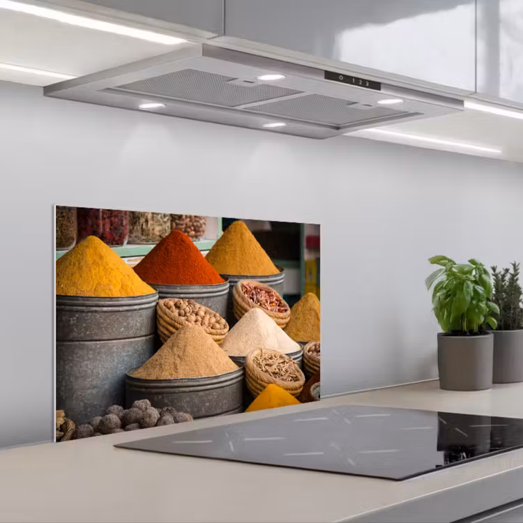 Spatscherm keuken - Specerijenmarkt Impressie — 5