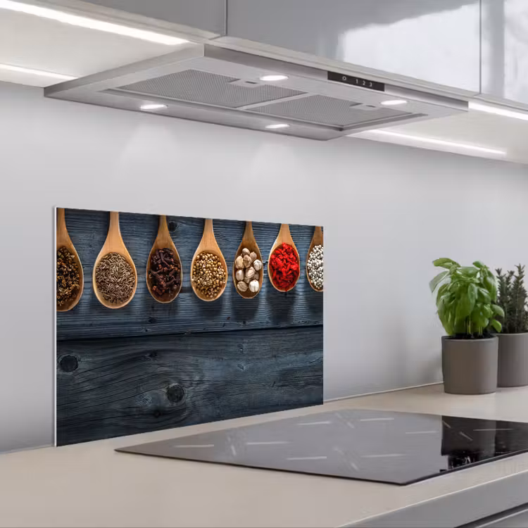 Spatscherm keuken - Houten Lepels Harmonie — 5