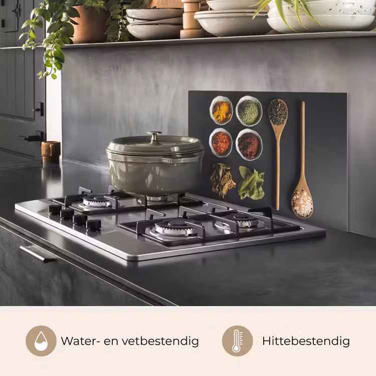 Spatscherm keuken - Kruiden Mozaïek — 7