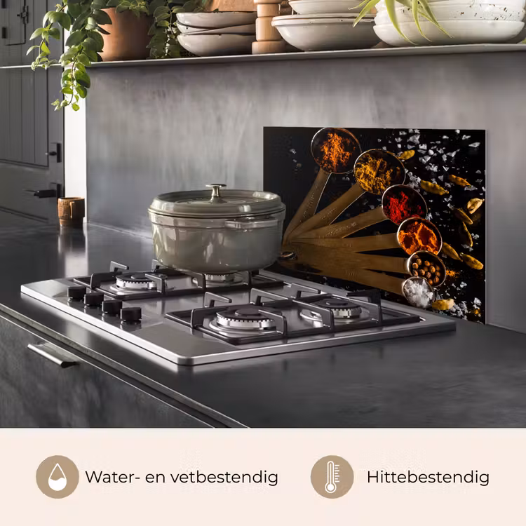 Spatscherm keuken - Maatlepel Melange — 7