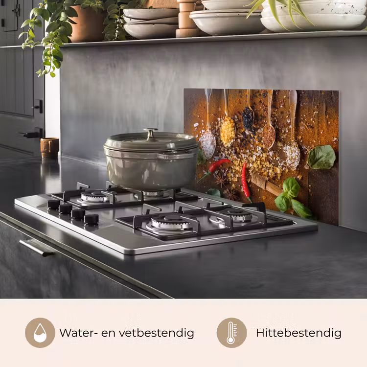 Spatscherm keuken - Smaakexplosie in Lepels — 7
