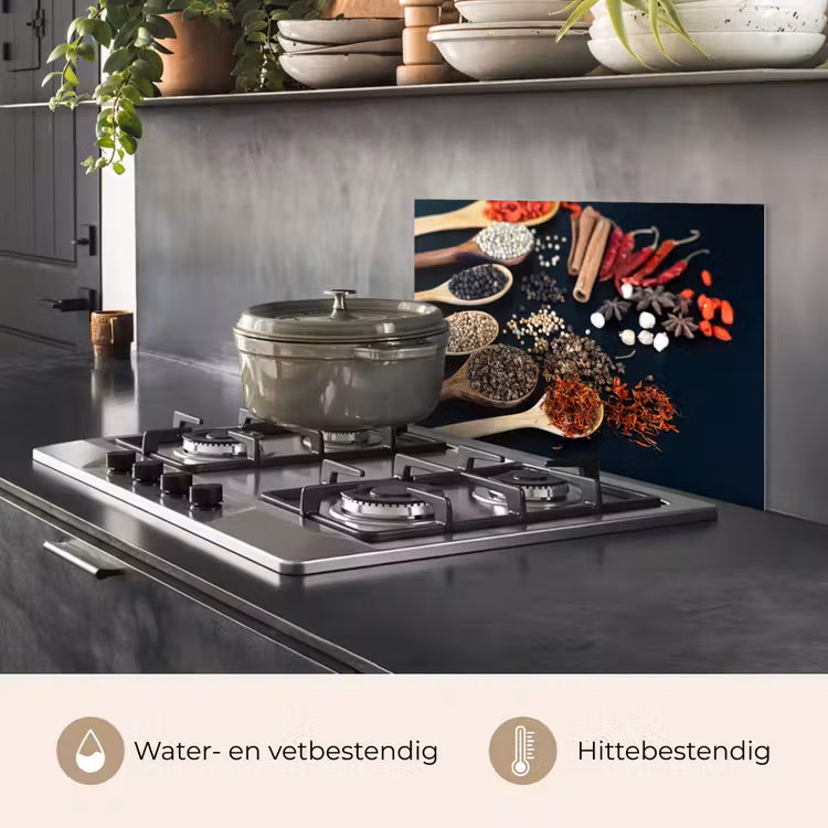 Spatscherm keuken - Specerijen Symfonie — 7