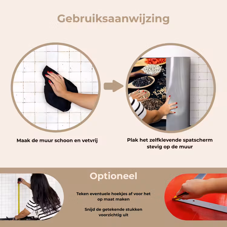 Spatscherm keuken - Specerijen Symfonie — 8