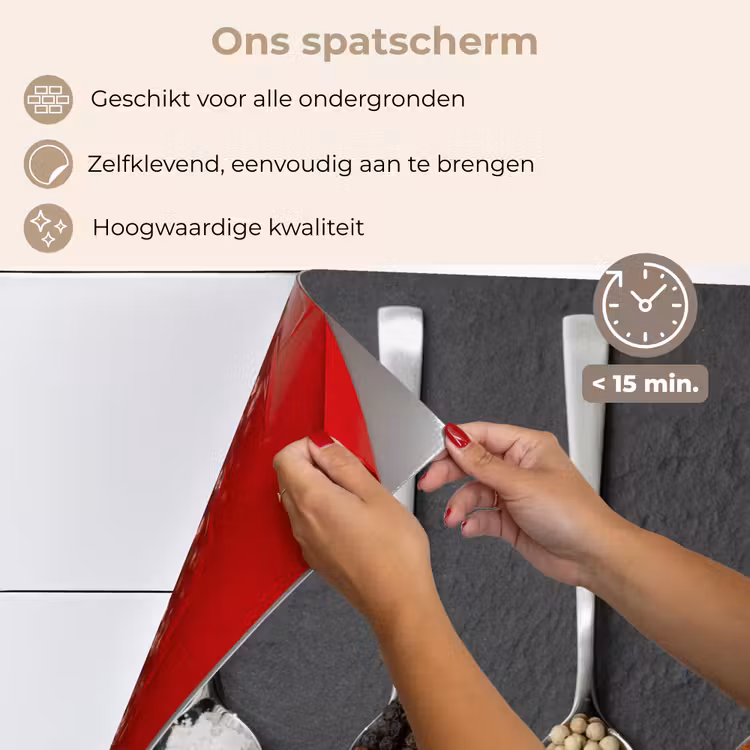 Spatscherm keuken - Spiegel van Smaken — 4