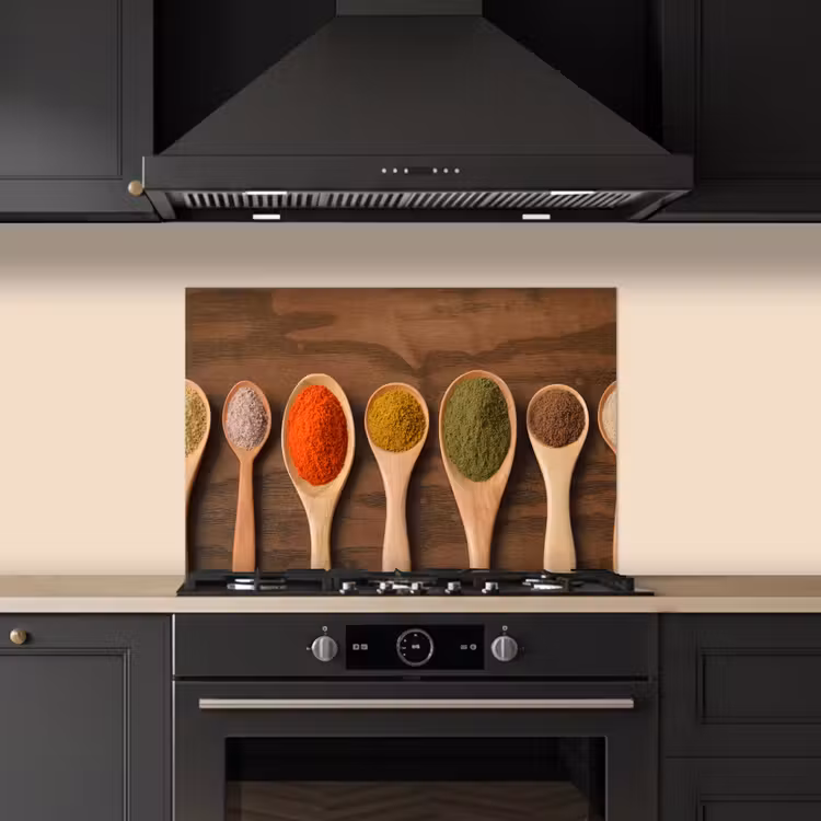 Spatscherm keuken - Symmetrie van Smaakmakers — 2