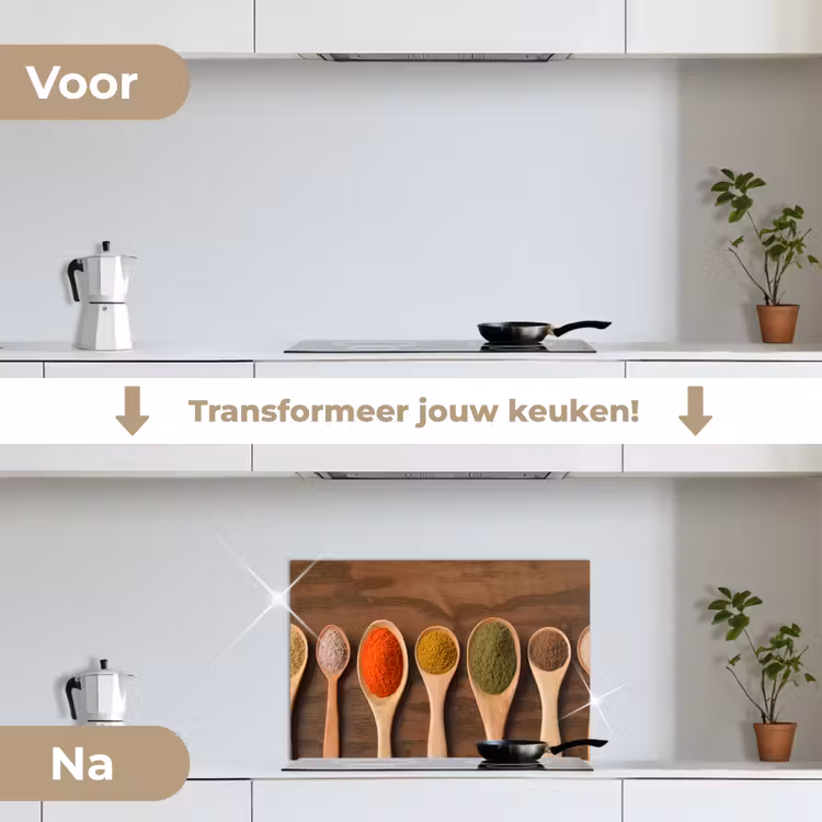 Spatscherm keuken - Symmetrie van Smaakmakers — 3