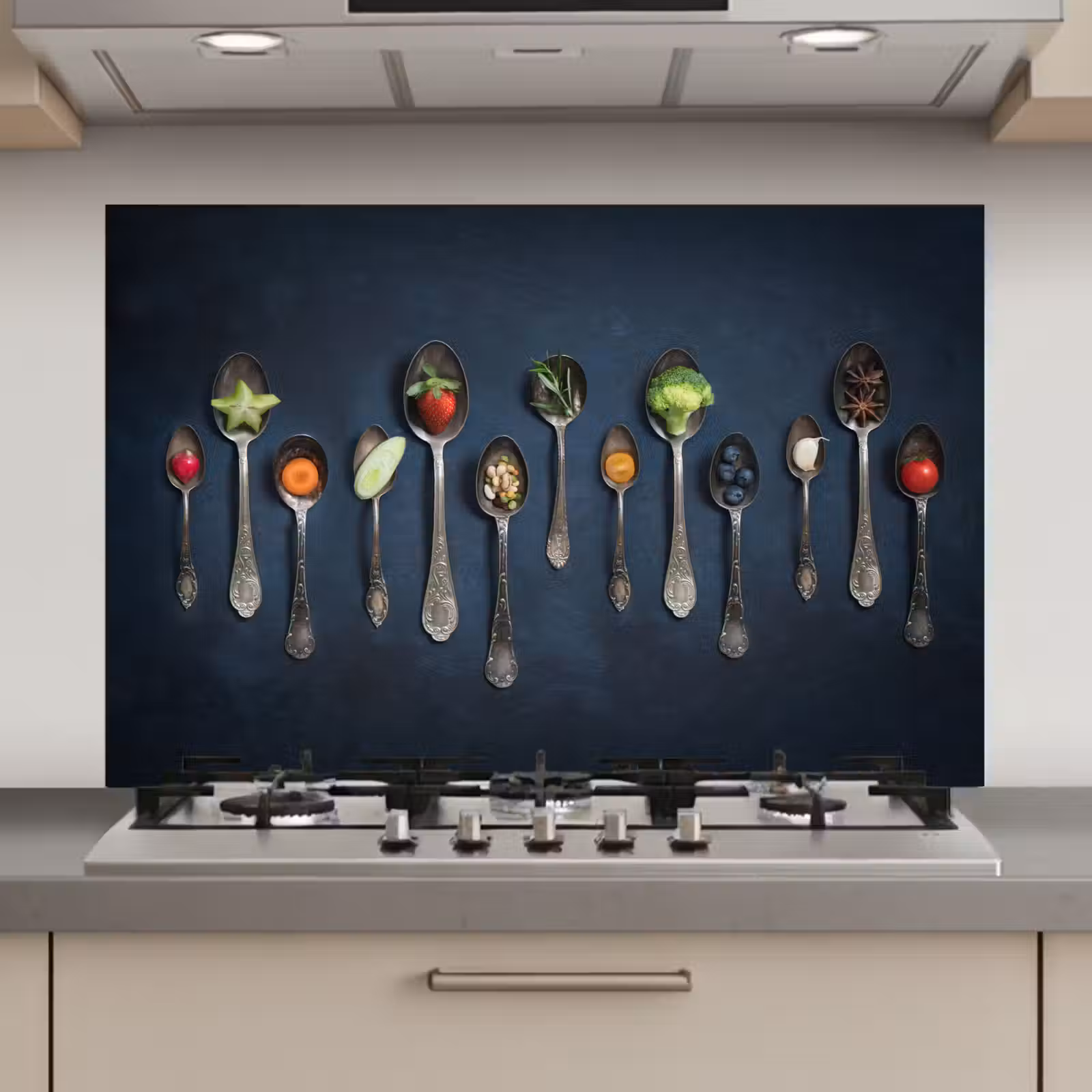 Spatscherm keuken - Proeverij in Lepels — 1