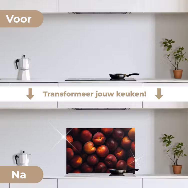Spatscherm keuken - Fruit - Close up - Nectarines — 3