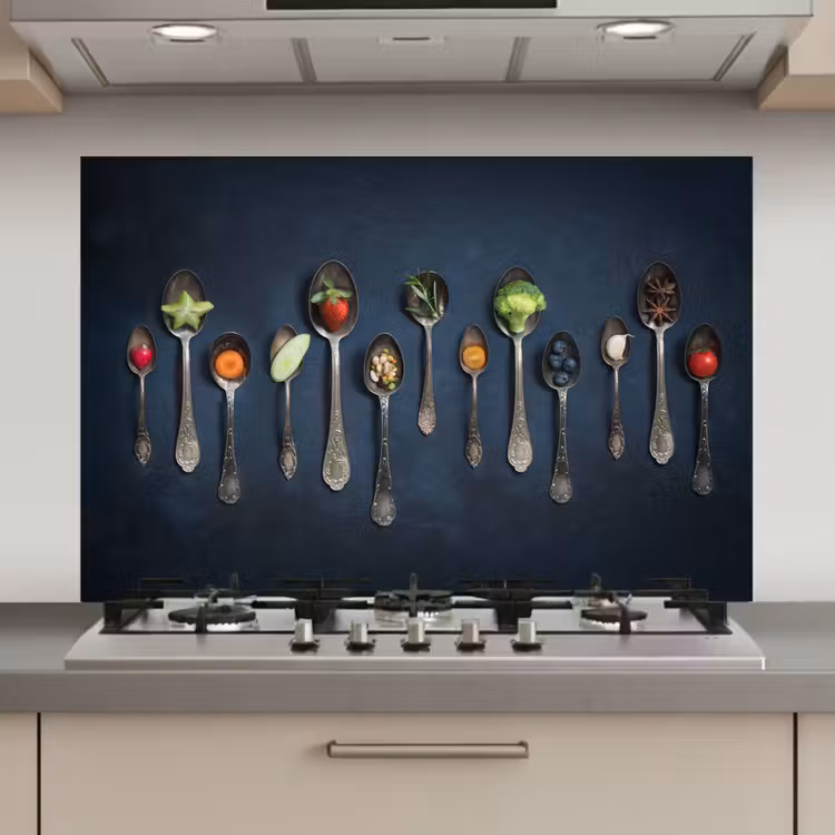 Spatscherm keuken - Proeverij in Lepels — 1