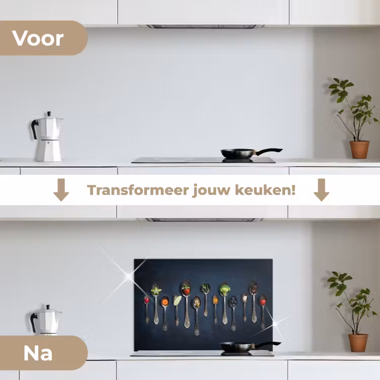 Spatscherm keuken - Proeverij in Lepels — 3