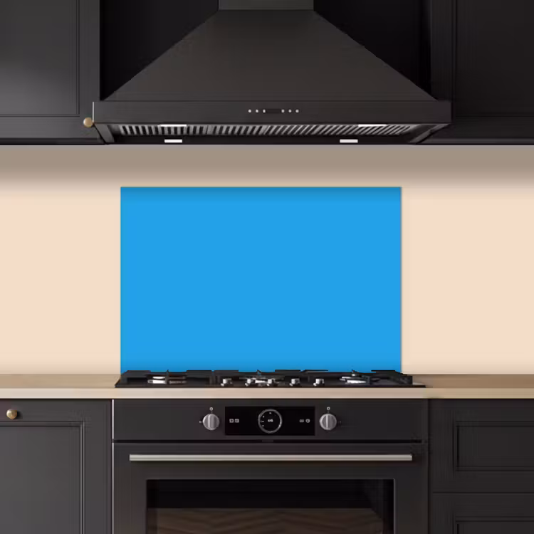 Spatscherm keuken - Blauw - Licht - Kleuren — 2