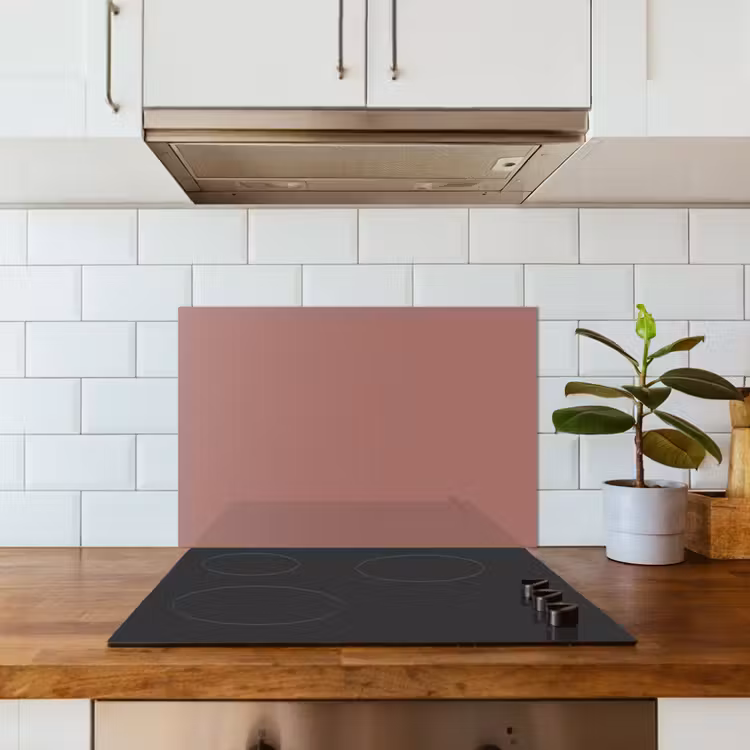 Spatscherm keuken - Fluistering van Fuchsia — 6