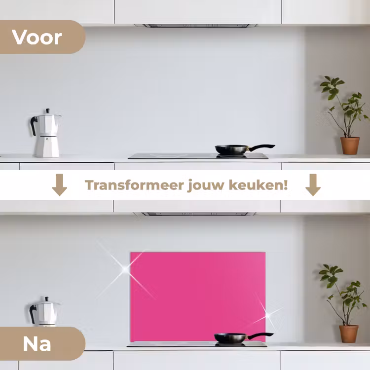Spatscherm keuken - Fuchsia - Neon - Kleuren — 3