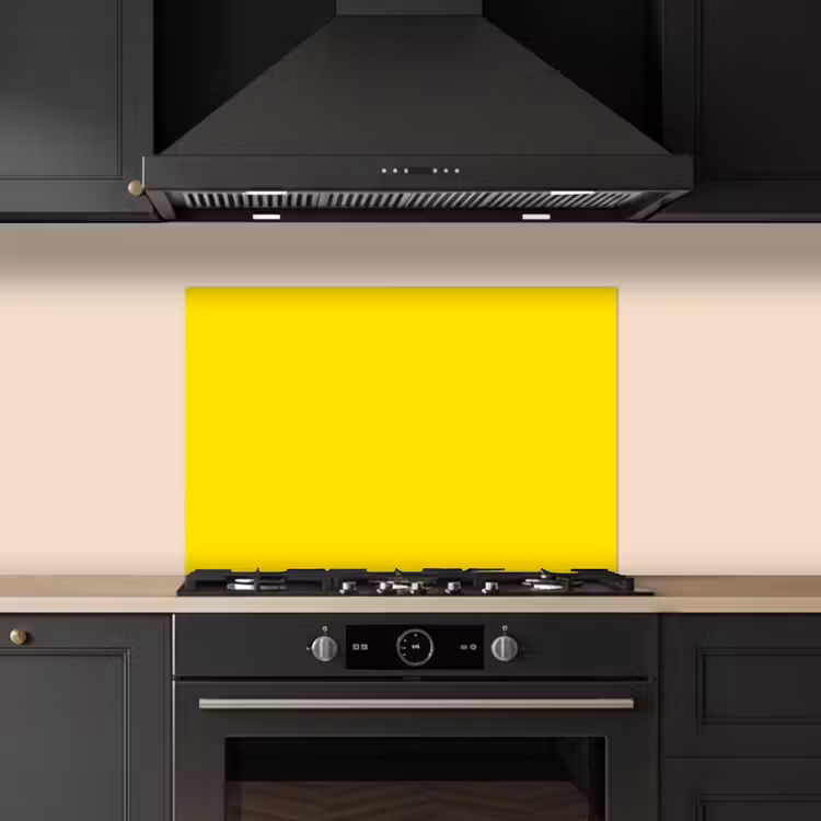 Spatscherm keuken - Geel - Citroen - Neon - Kleuren — 2