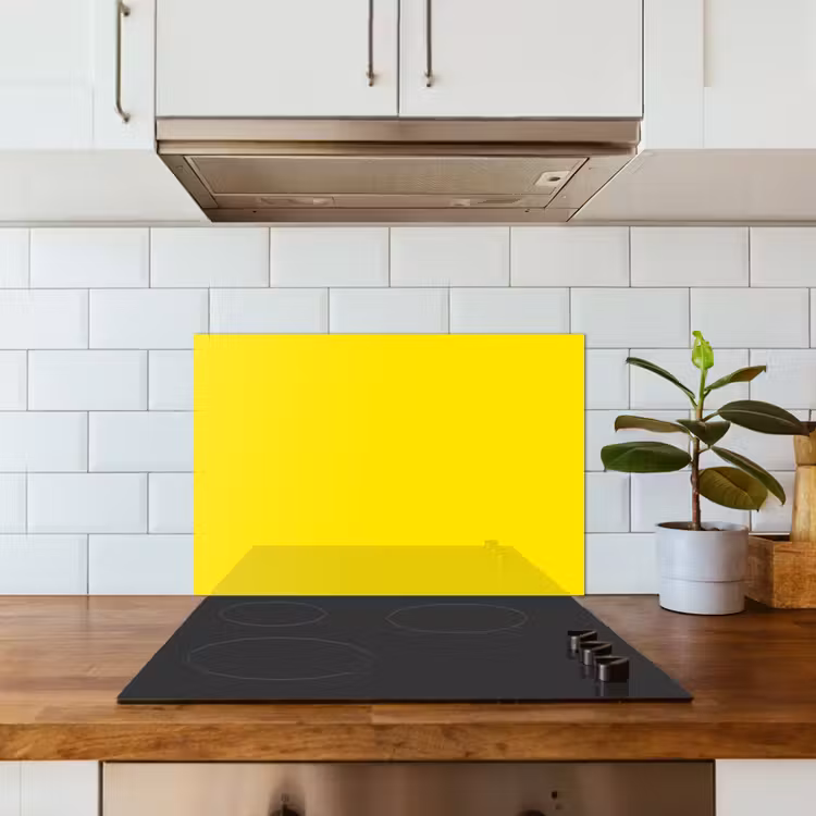Spatscherm keuken - Geel - Citroen - Neon - Kleuren — 6