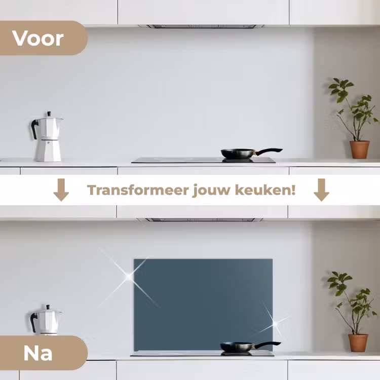 Spatscherm keuken - Oceaan Rust — 3
