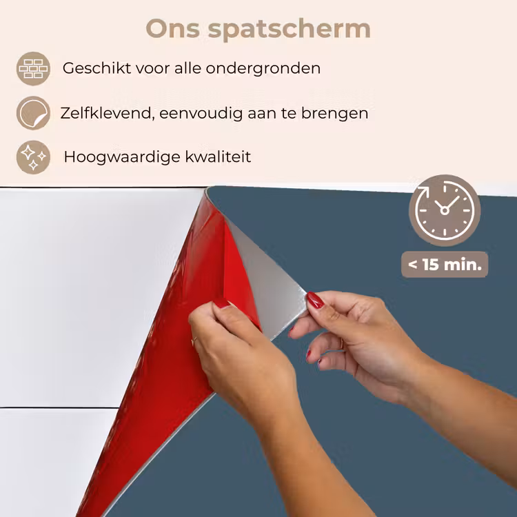 Spatscherm keuken - Oceaan Rust — 4