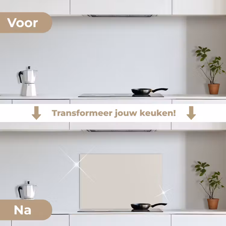 Spatscherm keuken - Onbeschreven Blad — 3