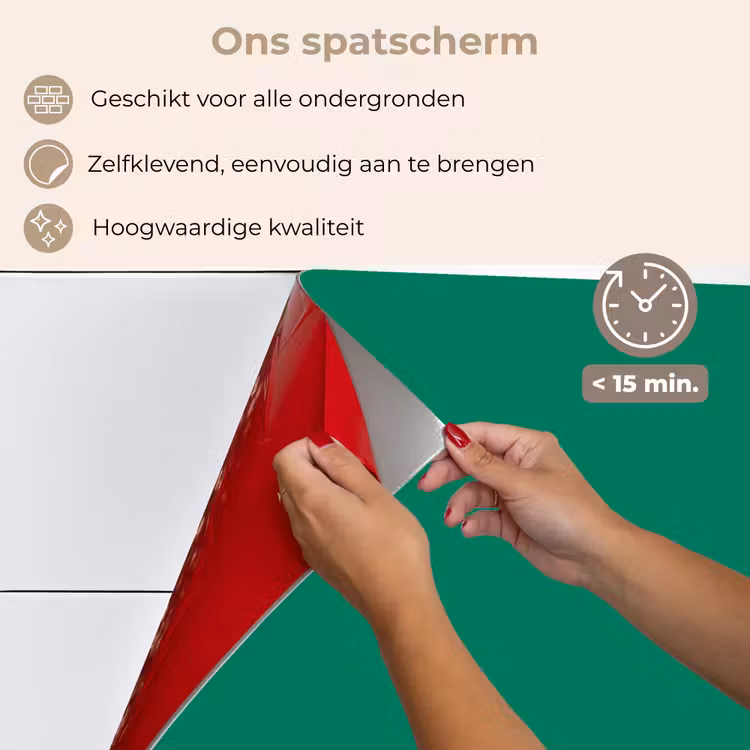 Spatscherm keuken - Eeuwige Esmeralda — 4