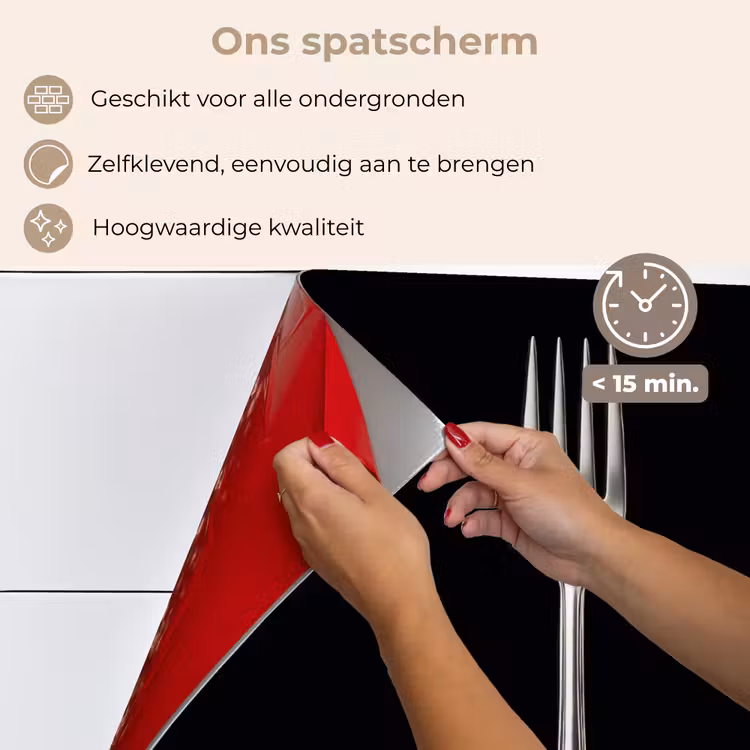 Spatscherm keuken - Bestek - Klassiek - Elegant — 4