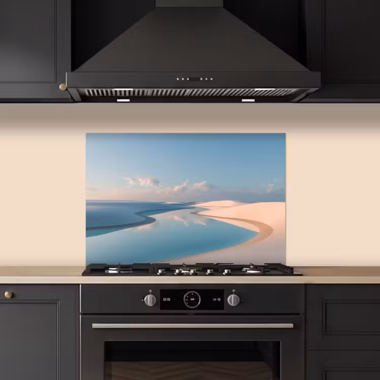 Spatscherm keuken - Duinen - Waterplas - Oneindige rust — 2