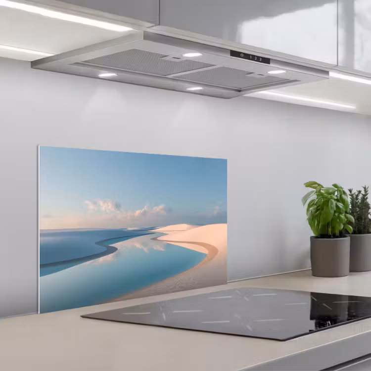 Spatscherm keuken - Duinen - Waterplas - Oneindige rust — 5
