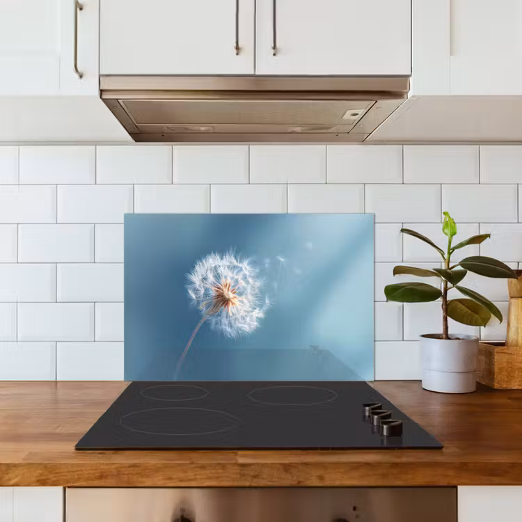 Spatscherm keuken - Paardenbloem - Wind - Blauw — 6