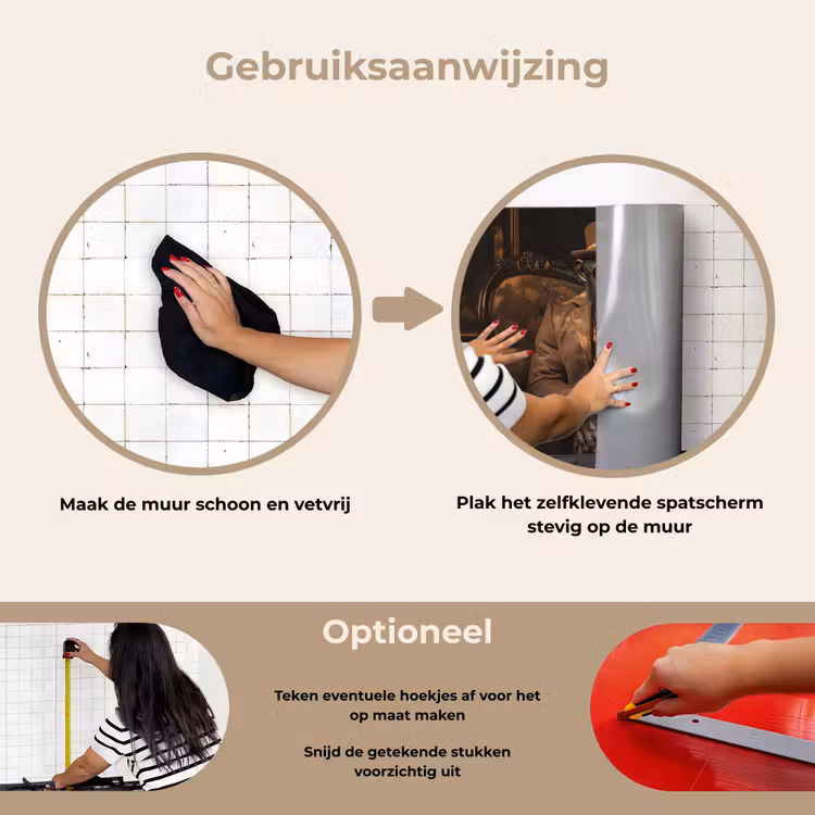 Spatscherm keuken - Chimpansee - Stoel - Pak - Bruin — 8