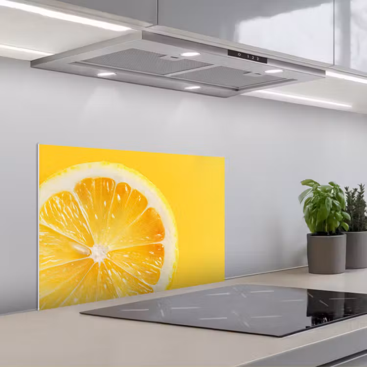 Spatscherm keuken - Citroen - Geel - Zonnig — 5