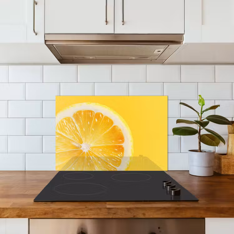Spatscherm keuken - Citroen - Geel - Zonnig — 6