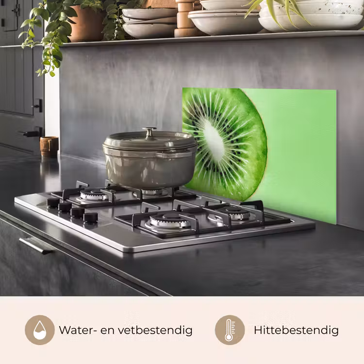 Spatscherm keuken - Kiwi - Groen - Fris — 7