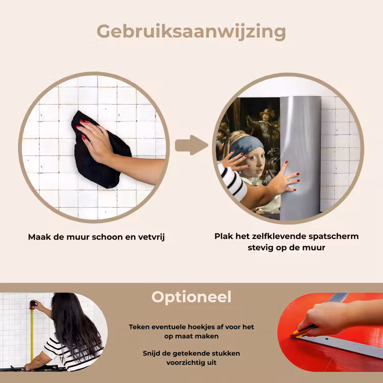 Spatscherm keuken - Schilderij - Oude Meesters - Zwaan — 8