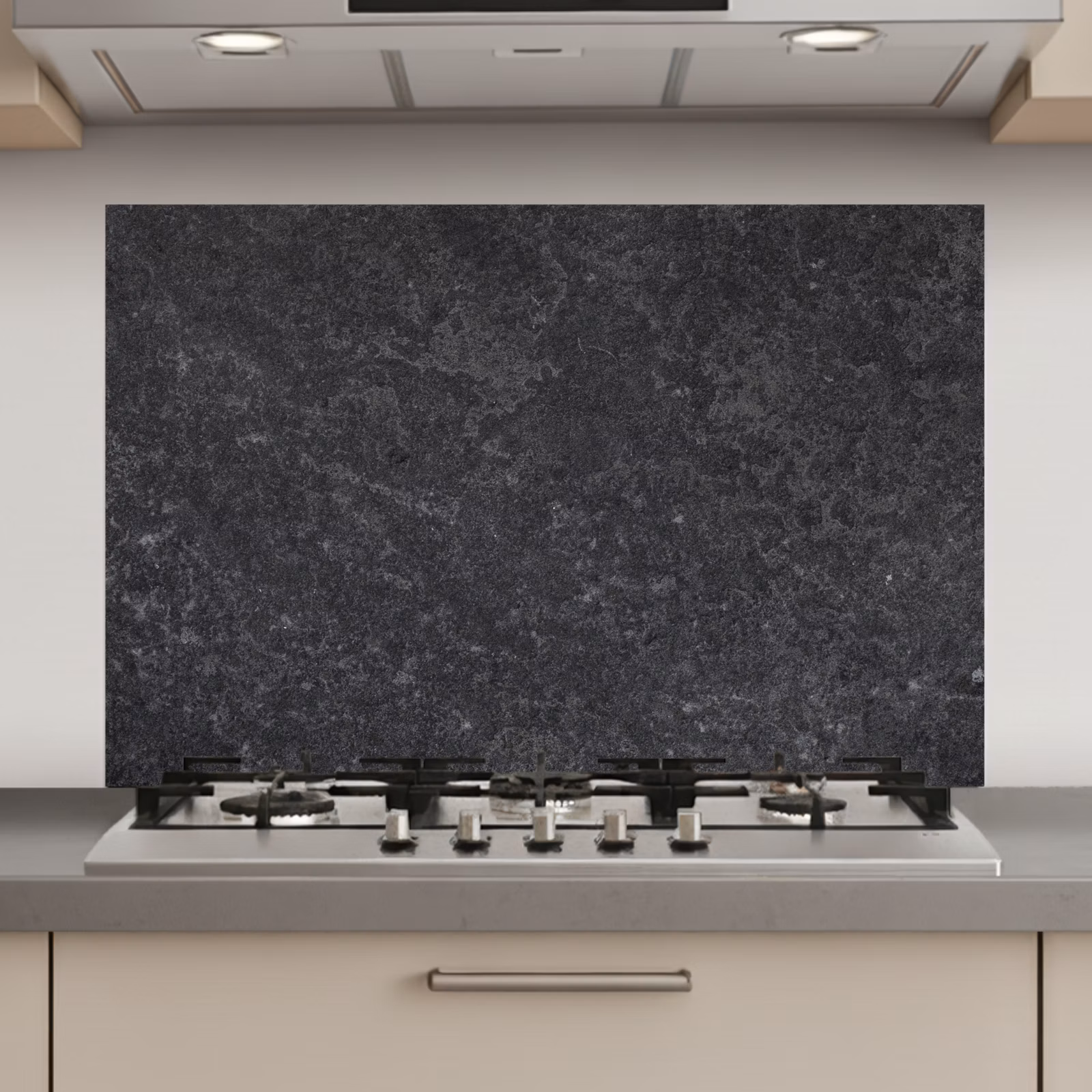 Spatscherm keuken - Beton - Grijs - Textuur - Retro - Industrieel — 1