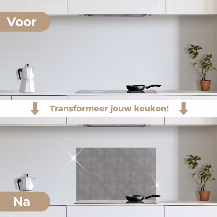 Spatscherm keuken - Beton - Structuur - Patroon — 3