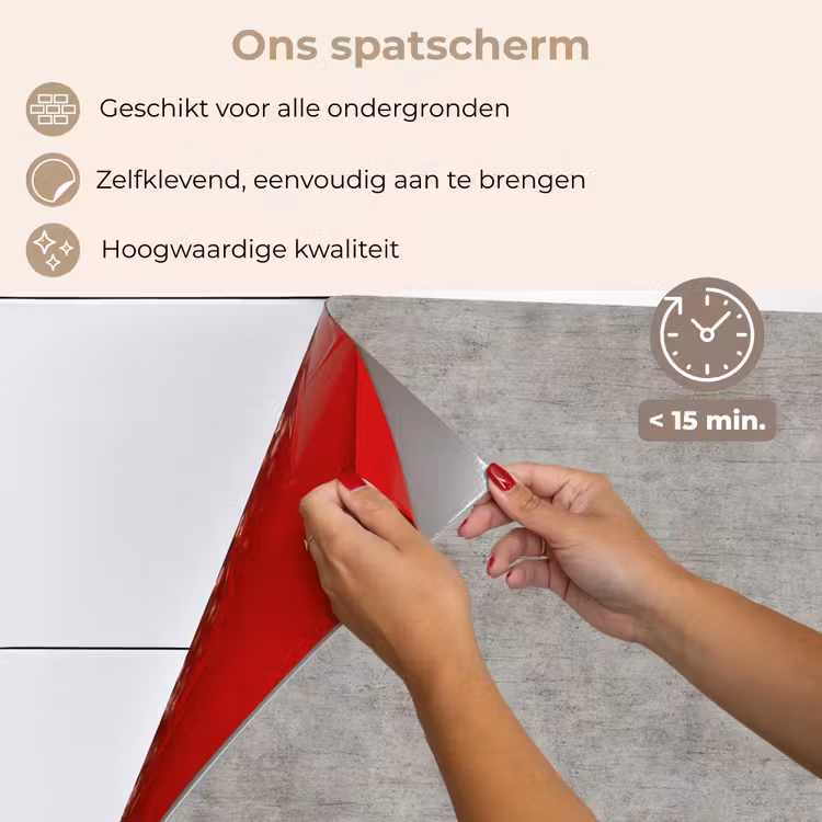 Spatscherm keuken - Beton - Oud - Grijs - Patronen — 4
