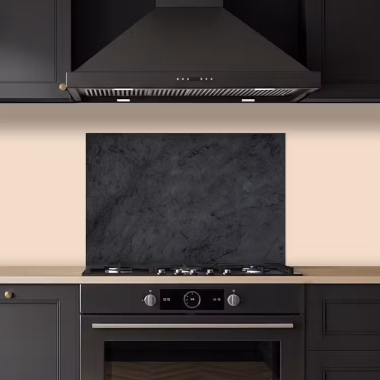 Spatscherm keuken - Grijs - Cement - Beton - Industrieel - Structuur — 2