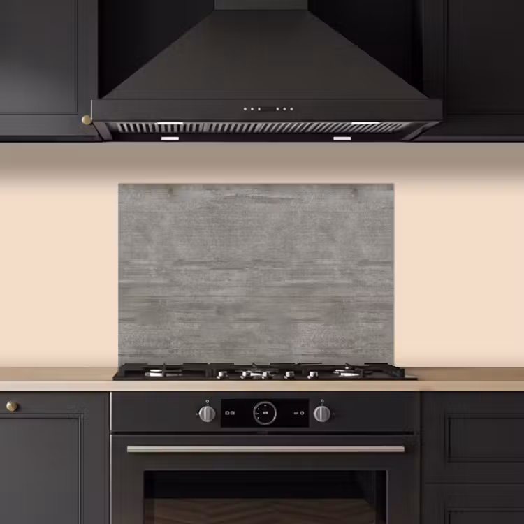 Spatscherm keuken - Patroon - Beton - Grijs — 2